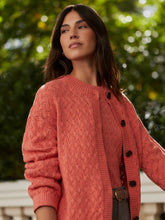 Load image into Gallery viewer, VARLEY HOSSLER KNIT CARDIGAN - APRICOT BRANDY
