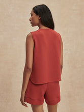 Load image into Gallery viewer, VARLEY JOSIE BUTTON-THROUGH TANK - BOSSA NOVA