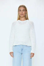 Load image into Gallery viewer, PISTOLA KATYA RELAXED CREW NECK SWEATER - LE BLANC