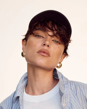 Load image into Gallery viewer, LUV AJ REMY RIDGED HOOPS - GOLD