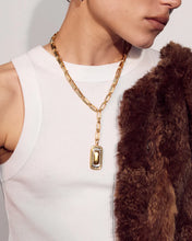 Load image into Gallery viewer, LUV AJ DALIA TWO-TONE PENDANT NECKLACE - GOLD
