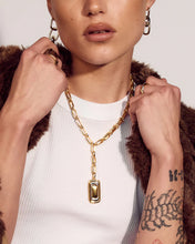 Load image into Gallery viewer, LUV AJ DALIA TWO-TONE PENDANT NECKLACE - GOLD
