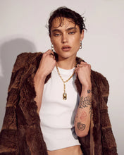 Load image into Gallery viewer, LUV AJ DALIA TWO-TONE PENDANT NECKLACE - GOLD