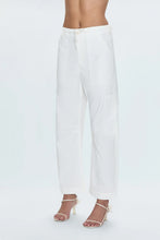 Load image into Gallery viewer, PISTOLA SABRINA CURVED UTILITY PANTS - WHITE
