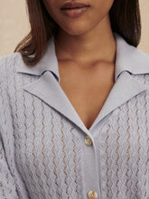 Load image into Gallery viewer, VARLEY MADELENE KNIT SHIRT - PALE IRIS