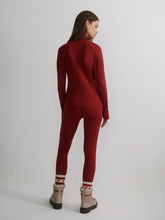 Load image into Gallery viewer, VARLEY ALWAYS WARM MOCK-NECK BASELAYER - RED DAHLIA MARL