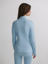 Load image into Gallery viewer, VARLEY ALWAYS WARM MOCK-NECK BASELAYER - GLACIER MARL