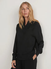 Load image into Gallery viewer, VARLEY MACIE ZIP-HEM SWEATER - BLACK