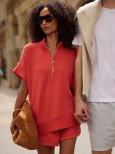 Load image into Gallery viewer, VARLEY RITCHIE SHORT SLEEVE SWEAT - SUMMER FIG