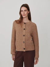 Load image into Gallery viewer, VARLEY PATRICIA RIB CARDIGAN - GOLDEN BRONZE FLEK
