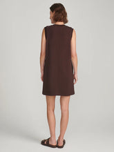 Load image into Gallery viewer, VARLEY ELBA TANK MINI DRESS - COFFEE BEAN