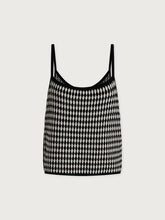 Load image into Gallery viewer, VARLEY JARED KNIT TOP - BLACK/EGRET