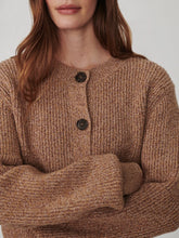 Load image into Gallery viewer, VARLEY PATRICIA RIB CARDIGAN - GOLDEN BRONZE FLEK