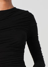 Load image into Gallery viewer, AGOLDE TANIA TWIST TEE - BLACK