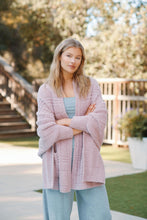 Load image into Gallery viewer, BAREFOOT DREAMS COZYCHIC COTTON TONAL PLAID BLANKET WRAP - TEABERRY