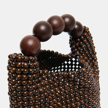 Load image into Gallery viewer, DOLCE VITA CLOVER HANDBAG - CHOCOLATE WOOD