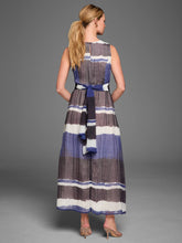 Load image into Gallery viewer, NIC+ZOE GOLD LABEL GALLERY STRIPE LUNA DRESS - BLUE MULTI