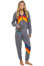 Load image into Gallery viewer, AVIATOR NATION ALL SEASONS CIRCLE CHEVRON SWEATPANTS - HEATHER GREY