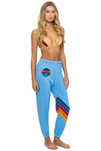 Load image into Gallery viewer, AVIATOR NATION ALL SEASONS CIRCLE CHEVRON SWEATPANTS - SKY
