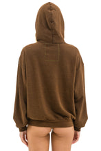 Load image into Gallery viewer, AVIATOR NATION WAVE STRIPE 4 PULLOVER HOODIE RELAXED - CHOCOLATE // ESPRESSO