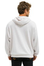 Load image into Gallery viewer, AVIATOR NATION 5 STRIPE RELAXED ZIP HOODIE - DOVE GREY // WHITE // GREY