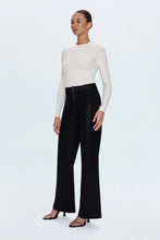 Load image into Gallery viewer, PISTOLA LANA HIGH RISE ULTRA WIDE JEAN - COATED NOIR