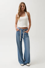 Load image into Gallery viewer, PISTOLA JADYN MID RISE DRAWSTRING PALAZZO JEAN - EXPANSE