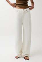 Load image into Gallery viewer, PISTOLA SYDNEY HIGH RISE BOWED LINEN WIDE - EGRET