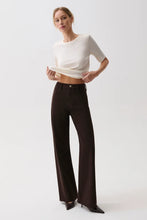 Load image into Gallery viewer, PISTOLA PENNY HIGH RISE WIDE LEG JEAN - MOCHA