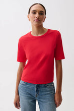 Load image into Gallery viewer, PISTOLA MELIKA QUARTER SLEEVE TEE - NEGRONI