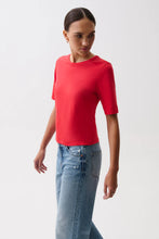 Load image into Gallery viewer, PISTOLA MELIKA QUARTER SLEEVE TEE - NEGRONI