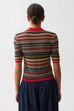 Load image into Gallery viewer, PISTOLA ASHLEE POLO SWEATER - NEGRONI STRIPE