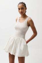 Load image into Gallery viewer, PISTOLA ILONA BUBBLE HEM DRESS - SOFT WHITE
