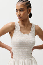 Load image into Gallery viewer, PISTOLA ILONA BUBBLE HEM DRESS - SOFT WHITE