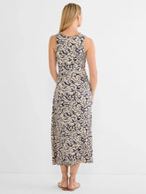 Load image into Gallery viewer, NIC+ZOE CONTRAST SWIRL HEATHER DRESS - NEUTRAL MULTI