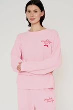Load image into Gallery viewer, THE MAYFAIR GROUP SOMEBODY LOVES YOU WAFFLE CREWNECK - PINK
