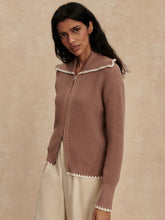 Load image into Gallery viewer, VARLEY SIBLEY SOFT KNIT JACKET - GINGER SNAP