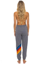 Load image into Gallery viewer, AVIATOR NATION ALL SEASONS CIRCLE CHEVRON SWEATPANTS - HEATHER GREY