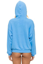Load image into Gallery viewer, AVIATOR NATION MOUNTAIN STITCH CHEVRON PULLOVER HOODIE RELAXED - SKY