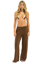 Load image into Gallery viewer, AVIATOR NATION WIDE LEG POCKET SWEATPANTS - CHOCOLATE