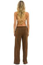 Load image into Gallery viewer, AVIATOR NATION WIDE LEG POCKET SWEATPANTS - CHOCOLATE
