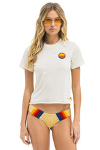 Load image into Gallery viewer, AVIATOR NATION SUNSET PATCH BOYFRIEND TEE - VINTAGE WHITE