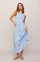 Load image into Gallery viewer, Z SUPPLY CHARLOTTE RIB MIDI DRESS - BLUE LIGHT