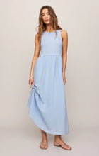 Load image into Gallery viewer, Z SUPPLY CHARLOTTE RIB MIDI DRESS - BLUE LIGHT