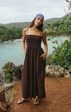 Load image into Gallery viewer, Z SUPPLY CORNELIA POPLIN MAXI DRESS - CHOCOLATE CHERRY