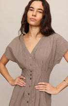 Load image into Gallery viewer, Z SUPPLY SANNA GINGHAM MAXI DRESS - DARK CHOCOLATE