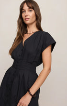 Load image into Gallery viewer, Z SUPPLY SANNA POPLIN MINI DRESS - BLACK