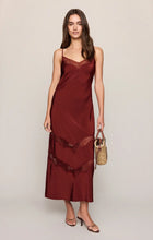 Load image into Gallery viewer, Z SUPPLY BRUNA LACE INSET MIDI DRESS - VELVET ROUGE