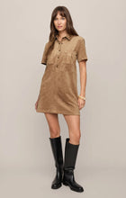 Load image into Gallery viewer, Z SUPPLY LEONE SUEDE MINI DRESS - LIGHT SAND