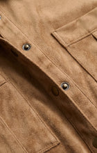 Load image into Gallery viewer, Z SUPPLY LEONE SUEDE MINI DRESS - LIGHT SAND